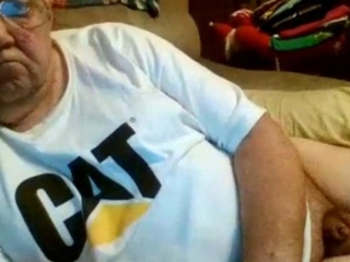 Daddy Strokes on Webcam