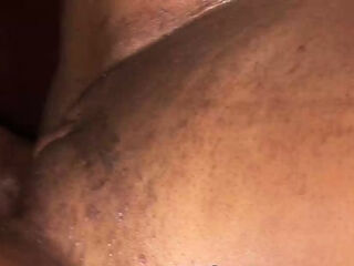 Buxom Black Beauty Gets Oiled and Ridden in Nude Porn,