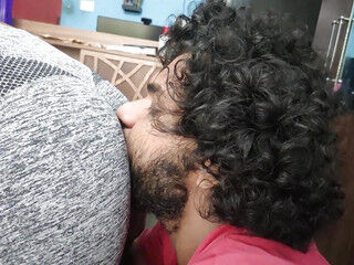 Hot boobs suck and ass kiss romance of indian couples