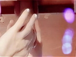 Milking him and swallowing his hot sperm