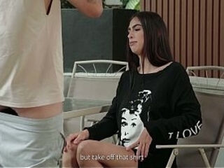 Latina boss with a bubble butt asks to see my cock in exchange for a raise