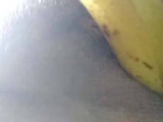 Banana Split Pt1 Self enjoy with wooly twat
