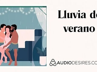 Lluvia de verano (relato sexual tr&iacute_o) Audio porno er&oacute_tico para mujeres, ASMR er&oacute_tico, ASMR sexy