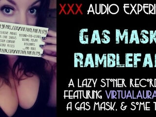 'Talking & fapping While dressed in A Gas Mask (AUDIO ONLY ASMR)'
