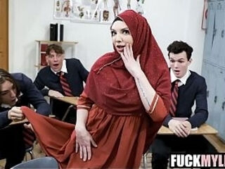 Only HIJABI MILF Knows How to Please 3 COCKS at Once Kiki Daire, Rion King, Josh Rivers, Axel Haze
