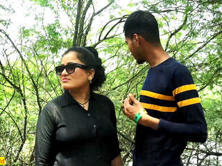 Village Bhabhi Dating Sex at Jungle with Unmarried Devar! Desi Sex