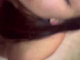 Latina's POV Tease and Blowjob Ends in Tongue Cream Pie