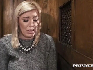 Masked Dude Replaced The Priest And Fucked Horny Slut In The Confession Booth