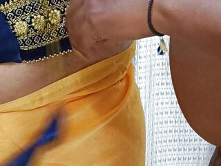 I took off Bhabhi saree intentionally