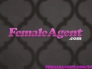 FemaleAgent MILF gives stud control of the camera for a sexy POV casting