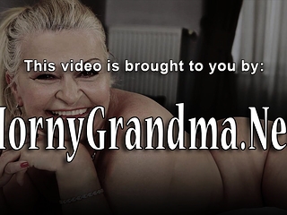 Big grandma takes cumshot