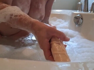 Scrub A Dub steamy.gal In A bath! Sudsy Pubbles And slit boinking This Is How To Earn Your Keep!