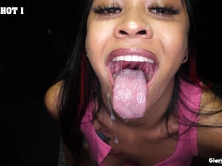 Compilation of Hot Sluts Eating Cum in Gloryhole