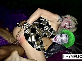 Tittied Leya Loves Taking Black Cock - Leya Falcon