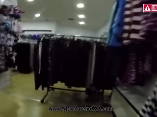 I Go Shopping With These Slut And I Fuck Her Inside The Changing Rooms Of The Store With Nick Moreno