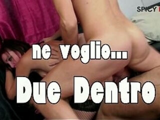 Granny slut for DP with italian big cocks