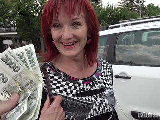 GILF Irena luvs currency And spunk-pumps