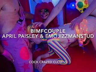 Cock Crazed Clown Couple Swap