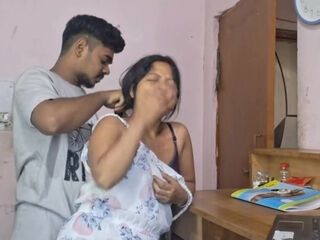Indian Couple After Scamming Europeans, Fucks Wildly Until Cumming on Her Tits