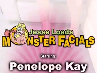 Jesse explosions Monster Facials - Penelope Kay