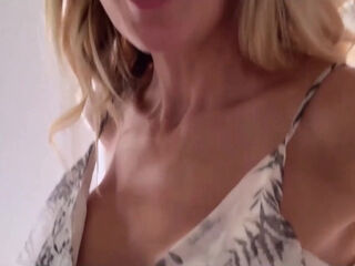 Chic milf Gigi Dior milks in the restroom and gets personal with son-in-law