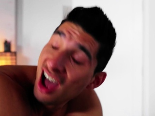 Dominant inked jock fucks BFs asshole
