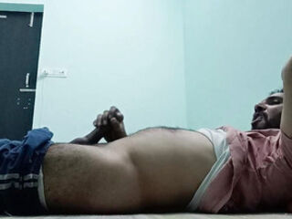 Indian hot man enjoy masterbation with live friends