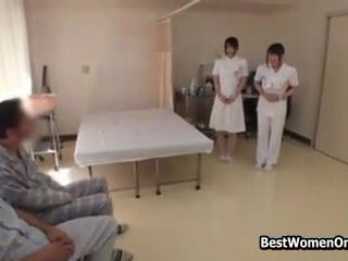 Kinky chinese Nurses Takes Care Pacients enjoy Making Needs