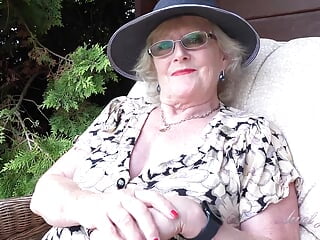 AuntJudys - 66yo wooly Mature GILF Mrs. Claire inhales Your hard-on in the Garden (POV)