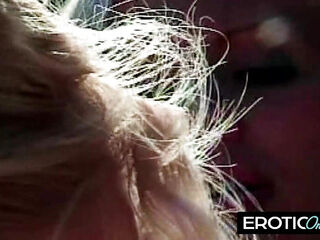 She bounces till it explodes, then licks it clean