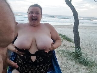 "Horny australian Beach Slut"