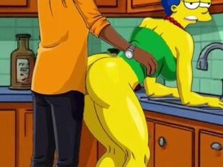 Marge Fucked While Homer's Takes a Nap - 2D Simpsons Animation