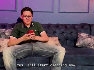 Nerdy StesSon Gets Punished By Busty Stepmother With Hardcore Sex