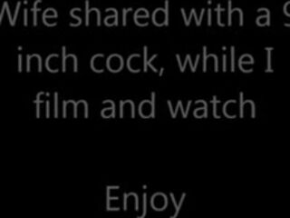 Wife shared with big rod